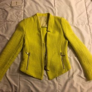 LIME TAILORED BLAZER SIZE SMALL